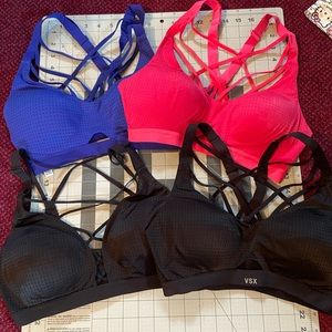Victoria’s Secret strappy Sports bra bundle 34C